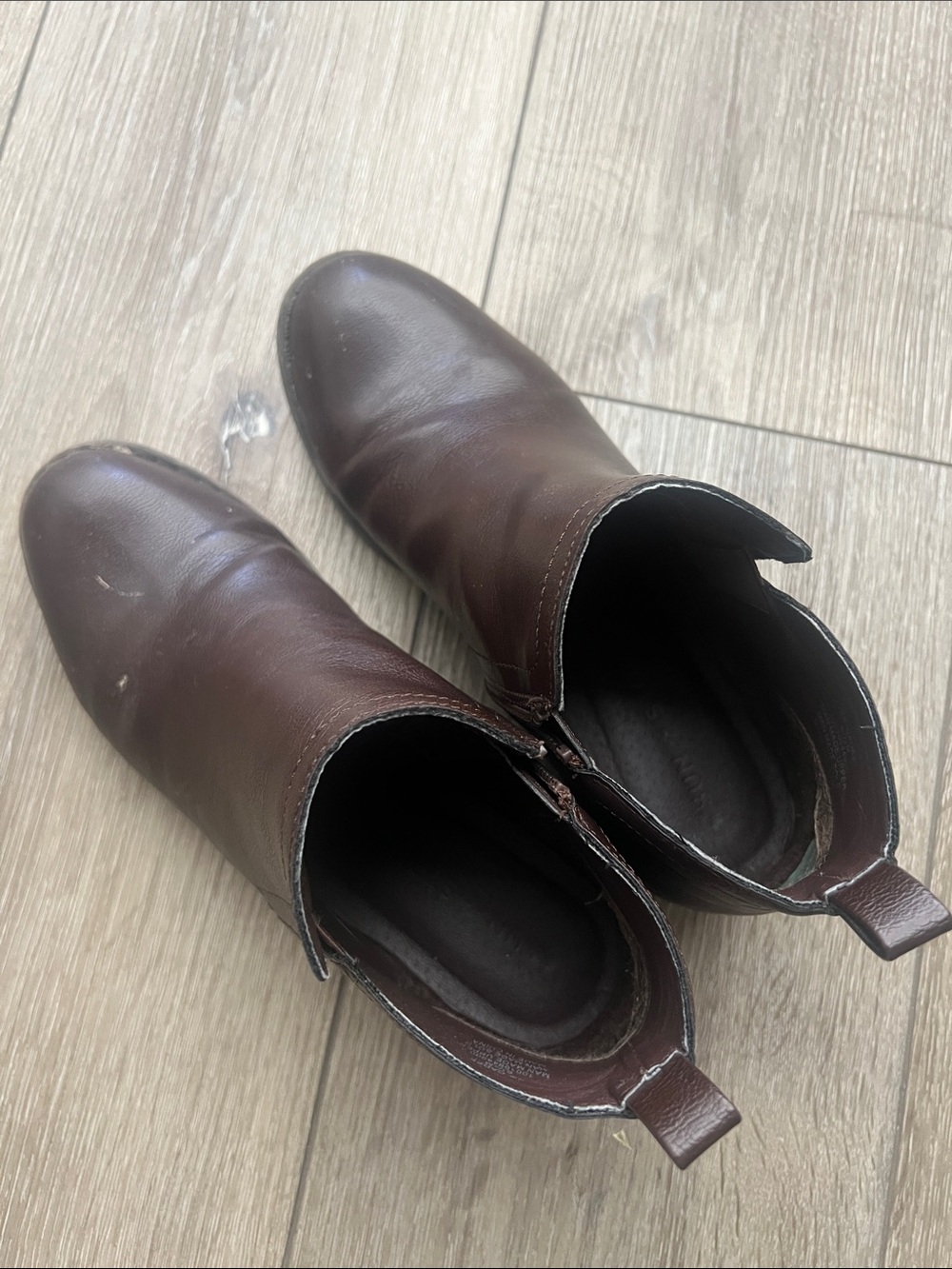 Women's Brown Leather Ankle Boots